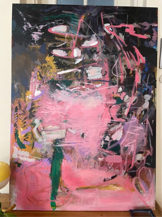 pictura tablou abstract art 139x0,99