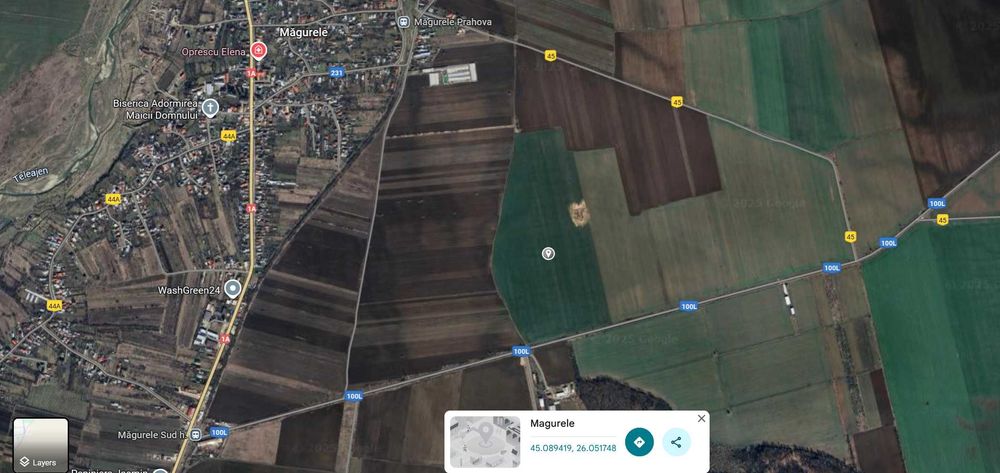 Teren agricol de vanzare 2.5ha, Măgurele