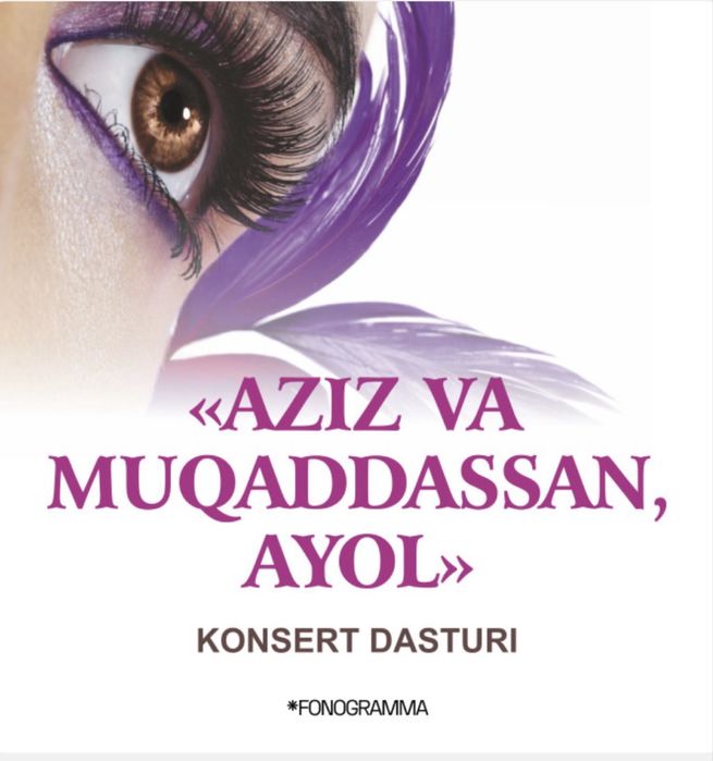Muqaddassan ayol kansert dasturi