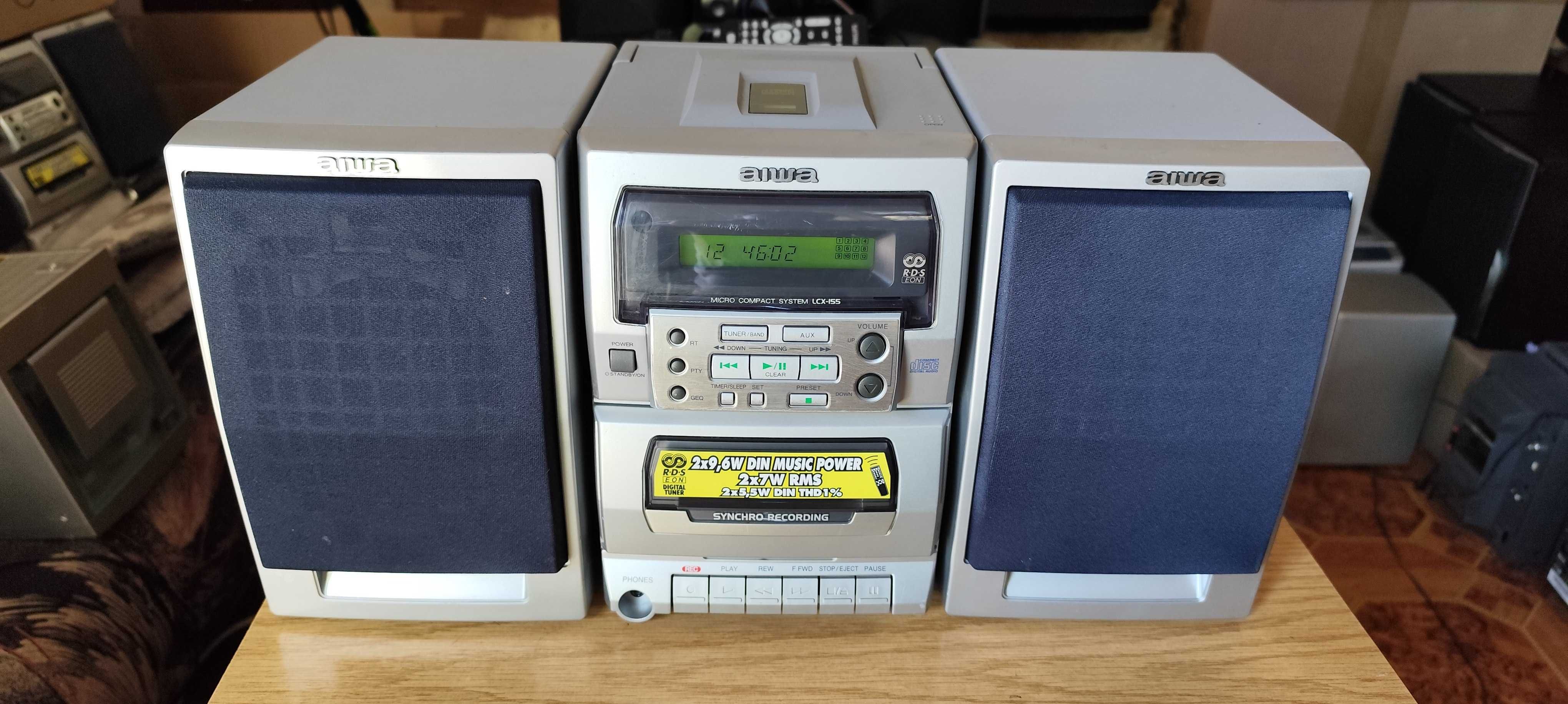 Аудиосистема AIWA LCX-133EZ/CD/AUX/Tuner/касета/часовник