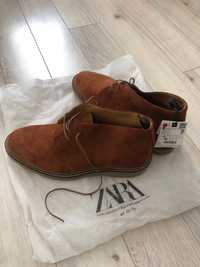 Мъжки кожени обувки Zara - 40