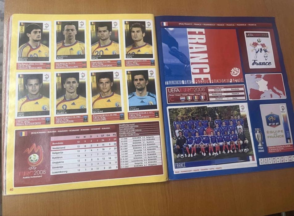 Album complet Panini Euro 2008