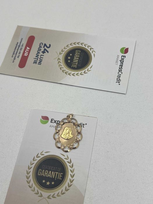 Pandantiv Aur 14K 4.93g (Ag25 Belvedere B.40589.1) Garantie 2 ani!