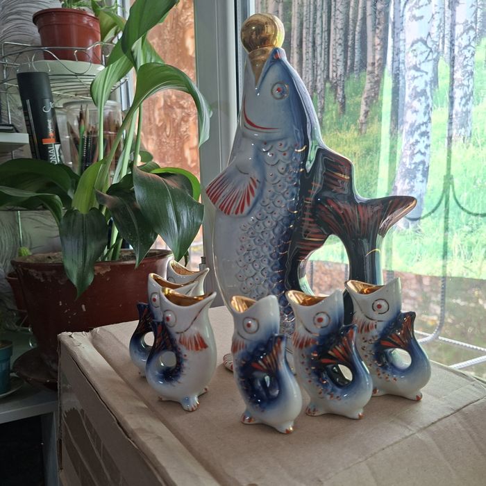 Посуда. Рыбка с рыбчатами