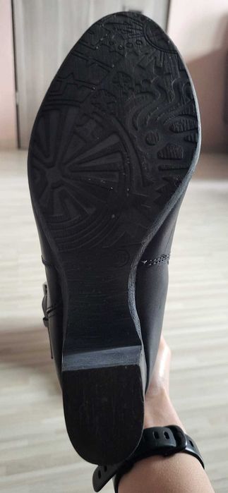 Cizme Madewell negre, cu toc, marimea 36, purtate o singura data