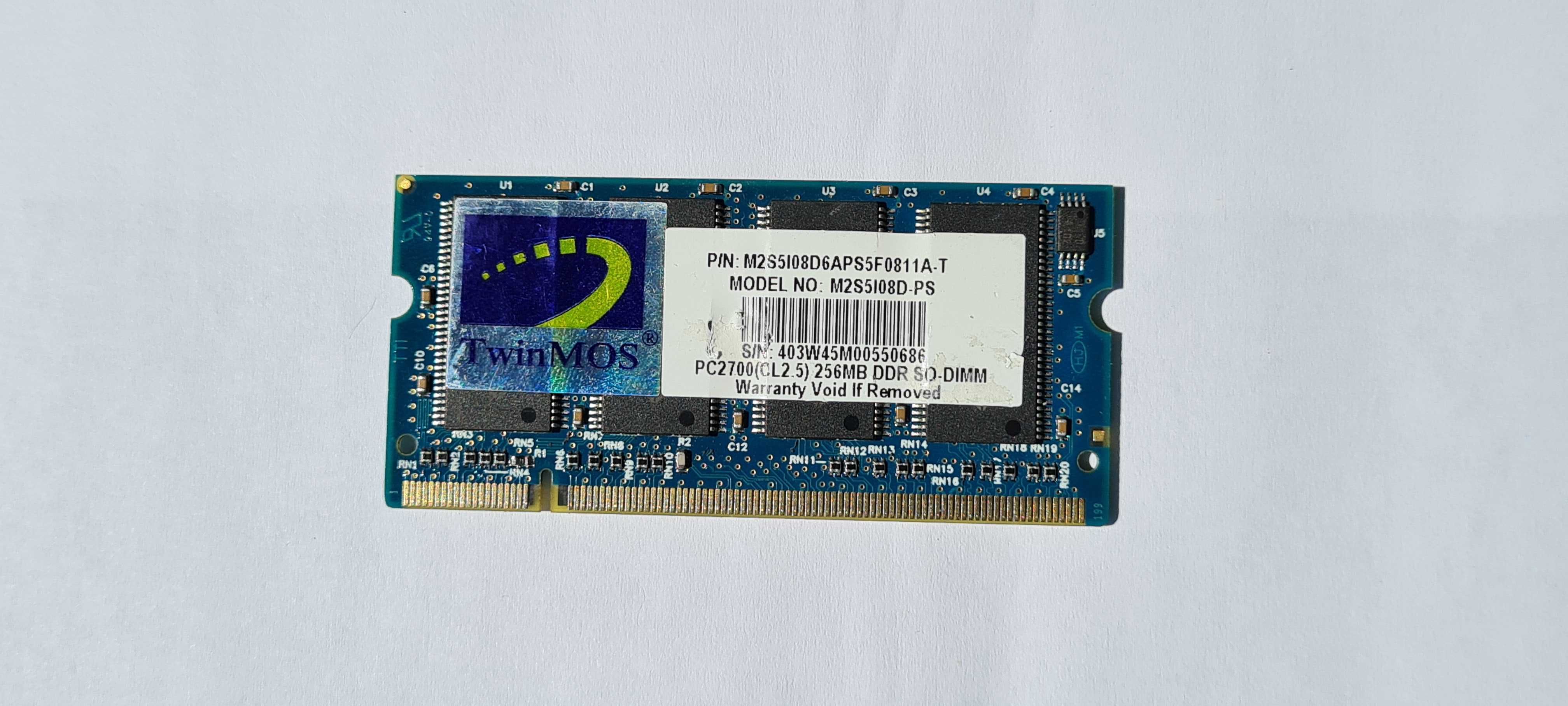 Memorii ram laptop DDR1: 512 MB, 256 MB, testate