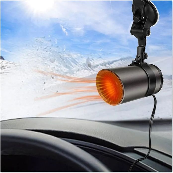 aeroterma auto 12v cu incalzire rapita,dezaburire si dezghet parbriz