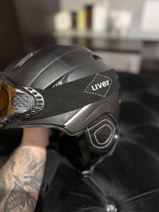 Casca ski Salomon + ochelari Uvex