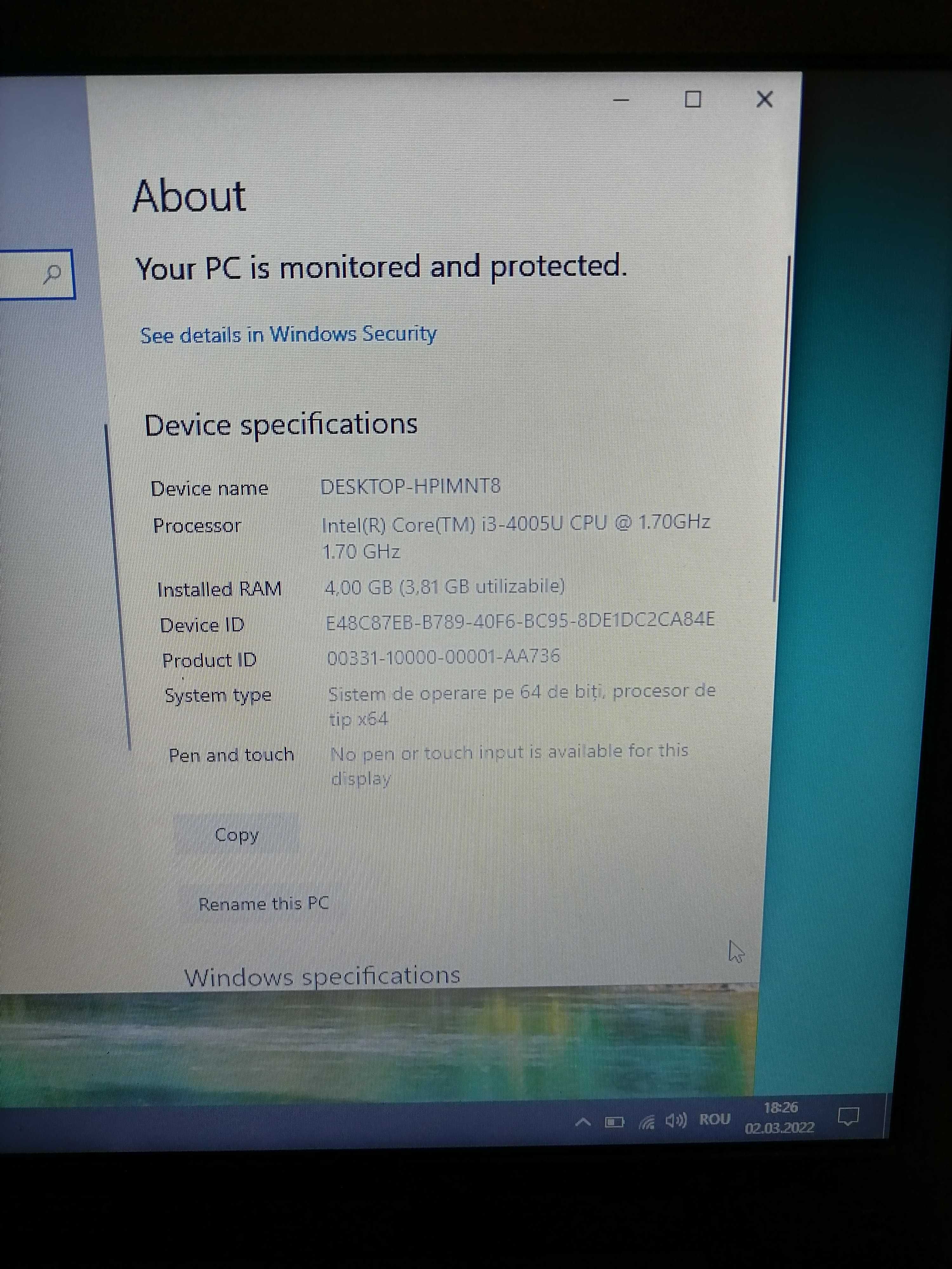 laptop asus i 3. 15.6inch Led HD Display