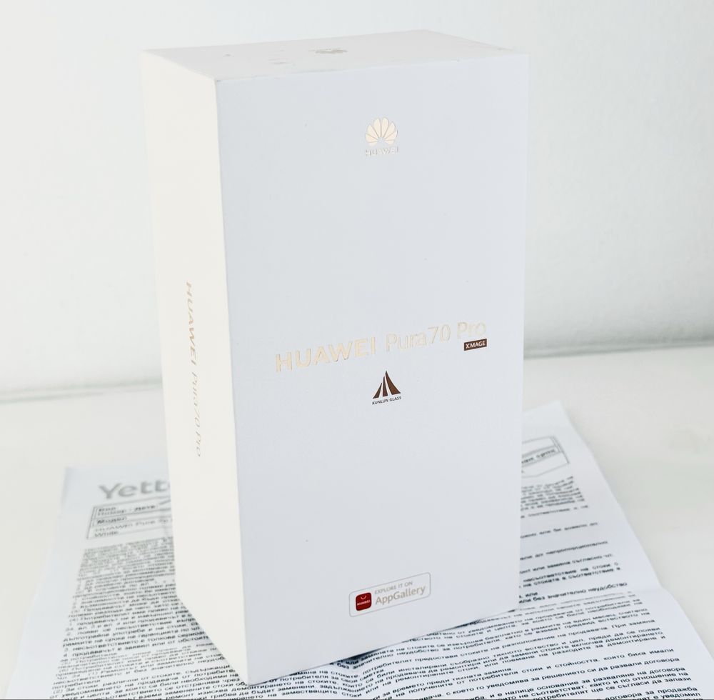 НОВ! Huawei Pura 70 Pro 5G 256GB 12RAM White 3г. Гаранция!