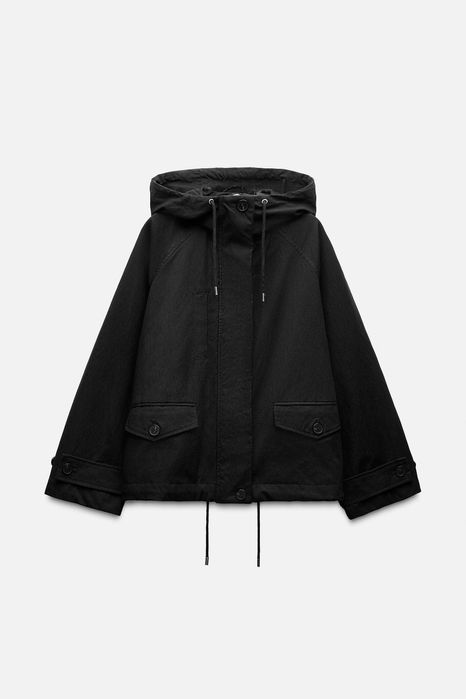 ZARA ZW Collection куртка с капюшоном