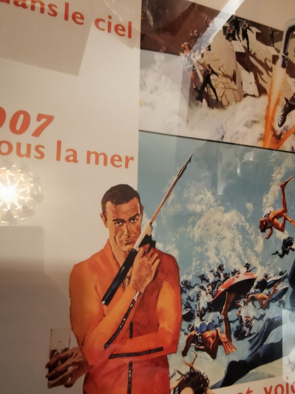 Ретро Vintage Постер 50/70 James Bond - Thunderball с Шон Конъри
