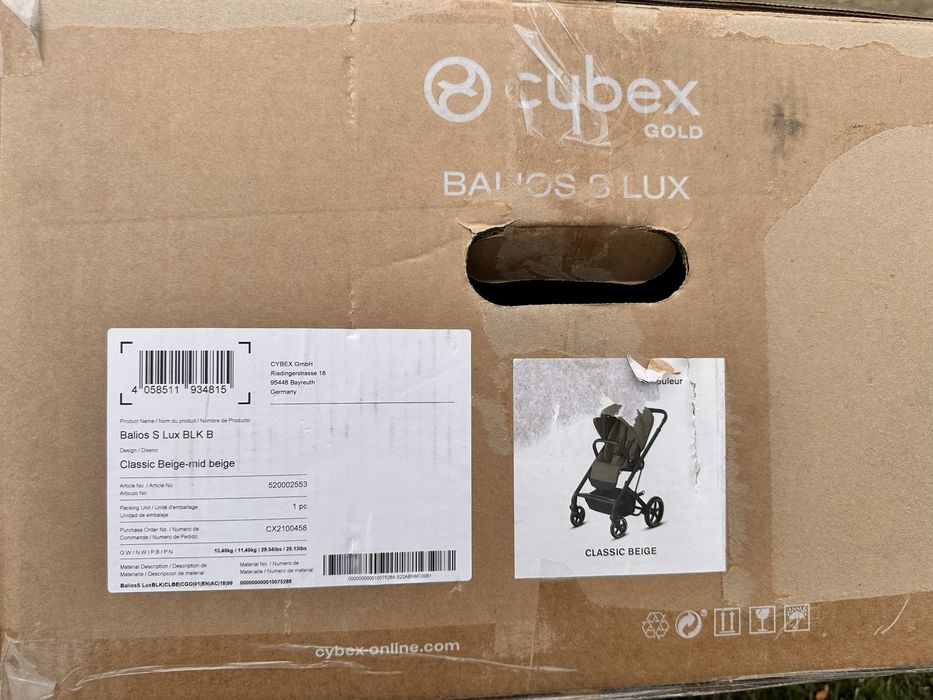Carucior 2 in 1 Cybex Balios S Lux