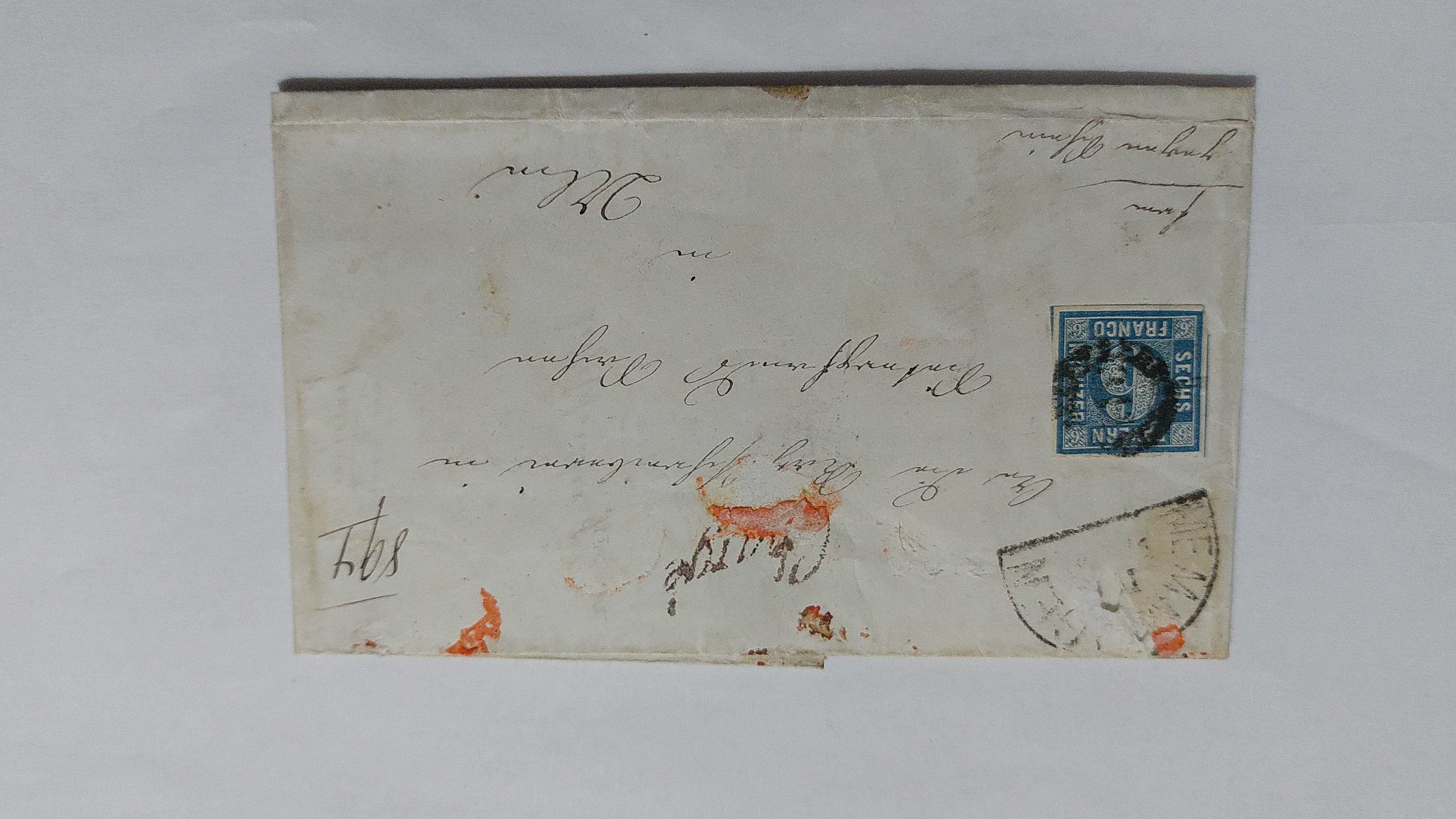 Cărți poștale si scrisori Baden, Bavaria 1852-1921.