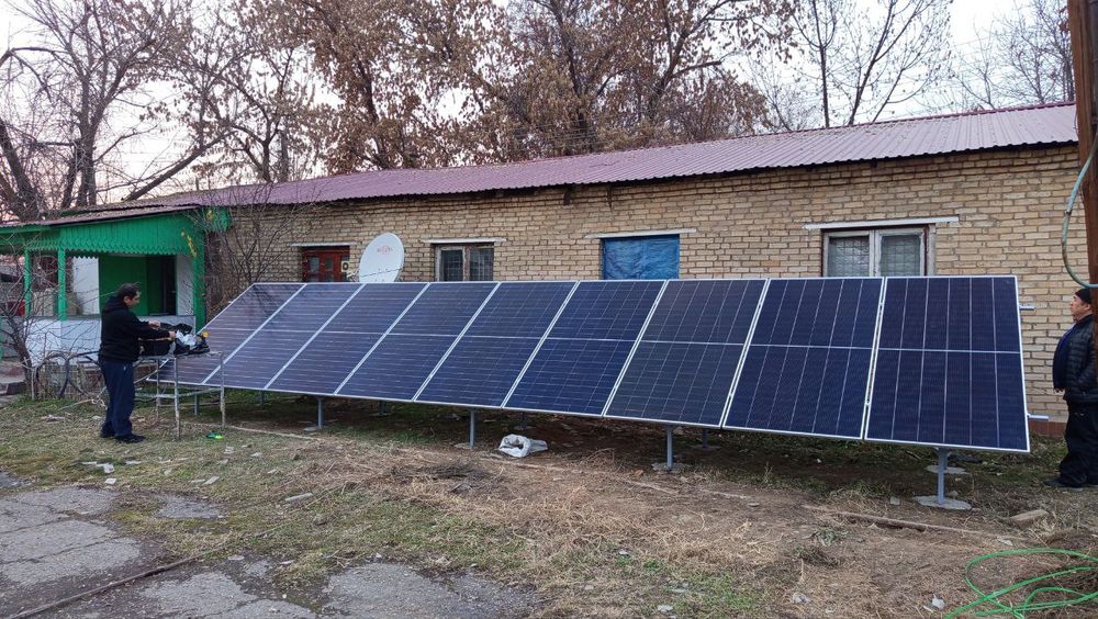 Установка солнечных станции
