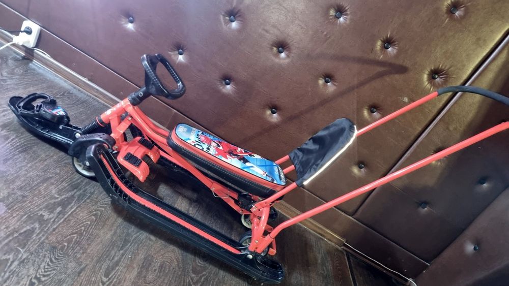 Снегокат с колесами