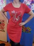Rochie comoda cu perlute