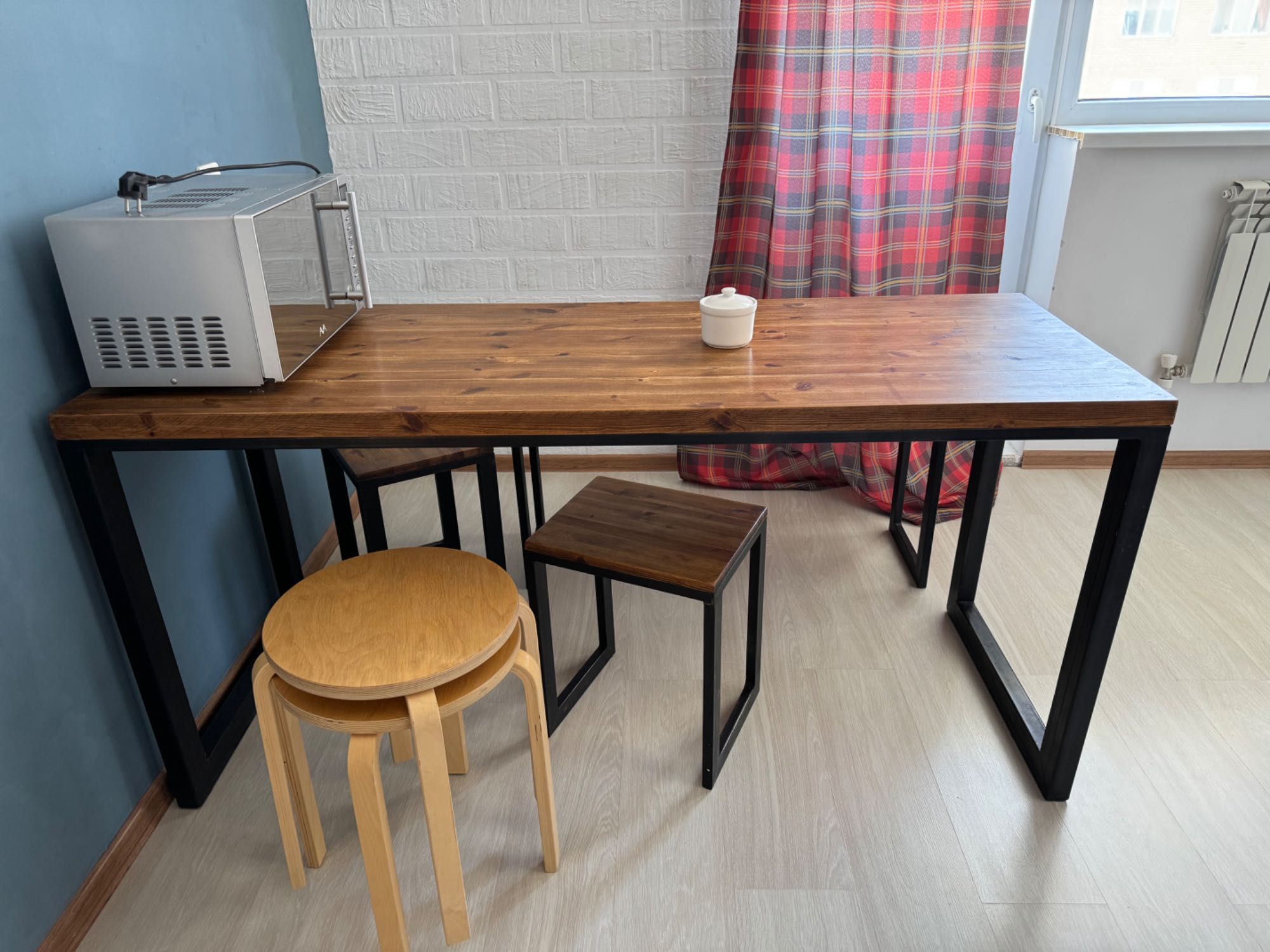 Loft стол со стульями трансформер
