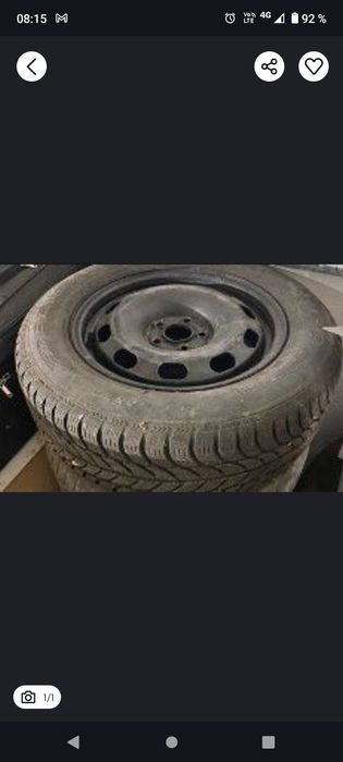 Cauciucuri M+S 195/65/R15 cu jantă