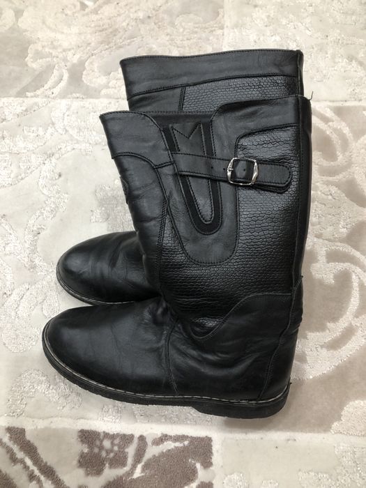Сапоги женские зимние, кожаные