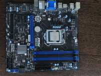 Vând placă de bază msi b85m-e45+ procesor socket lga1151