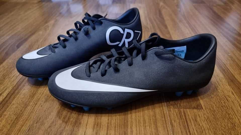 CR7 Mercurial Victory V CR AG Black Neo Turquoise (EU40 | US7 | UK6)