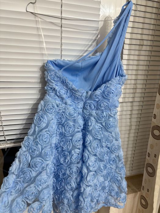 Дамска синя рокля