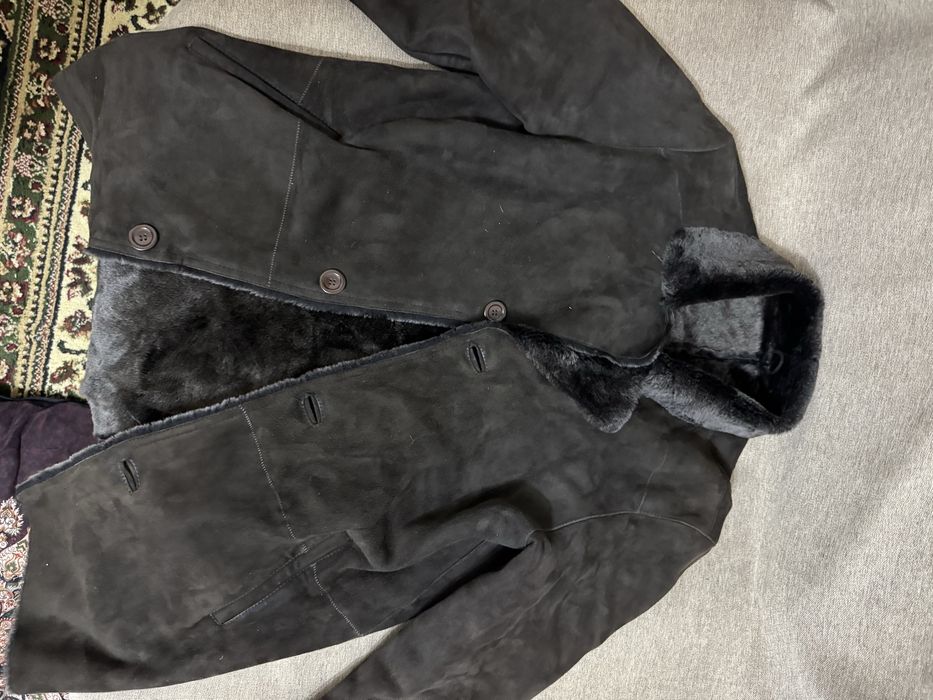 100% натурал  мужская дубленка ( Tурция)