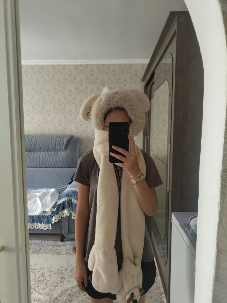 Шапка 3в1 зимняя
