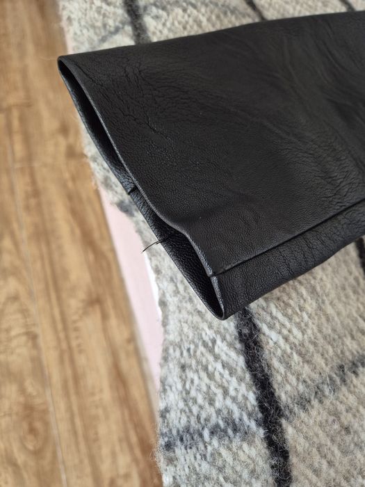 Кожено сако Motivi, палто Sinsay с вълна