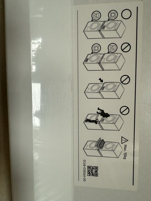 Kit suprapunere uscator si masina de spalat Samsung SKK-DD