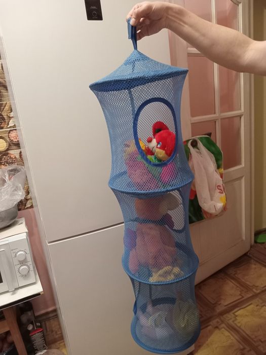 Продам трёхярусный  складной органайзер для игрушек