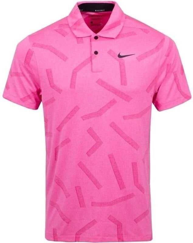 Nike Vapor Knit - Оригинална мъжка тениска с яка размер L