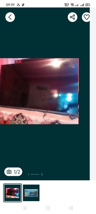 Продам новый телевизор smart TV YouTube всё поддерживает