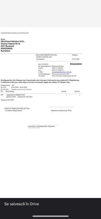 Stivuitor Pe Gaz Jungheinrich an 2013 adus din Germania