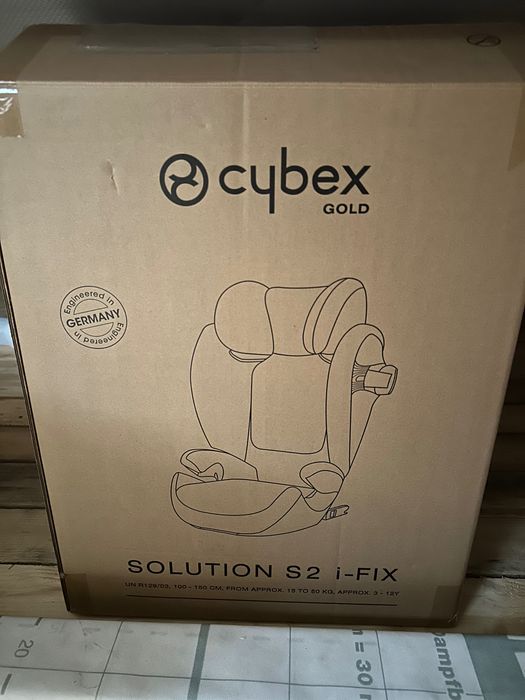 Scaun auto pentru copii Cybex Gold SOLUTION S2 I-FIX Negru/Gri