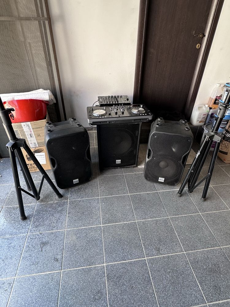 Sistem audio profesional ALTO+consola dj Pioneer