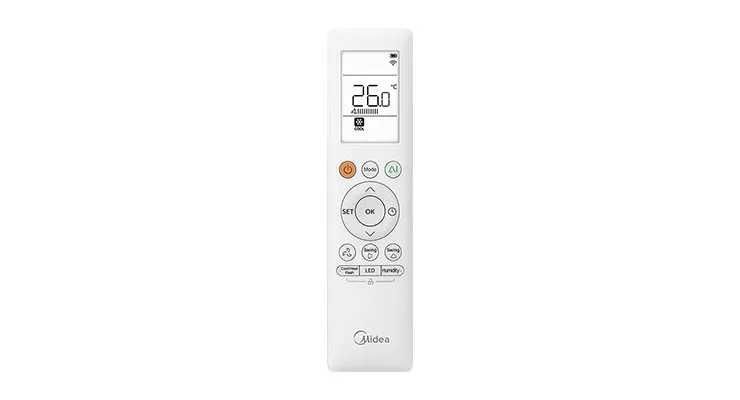 Инверторен стенен климатик с AI Midea Solstice EZB-12RD6-I