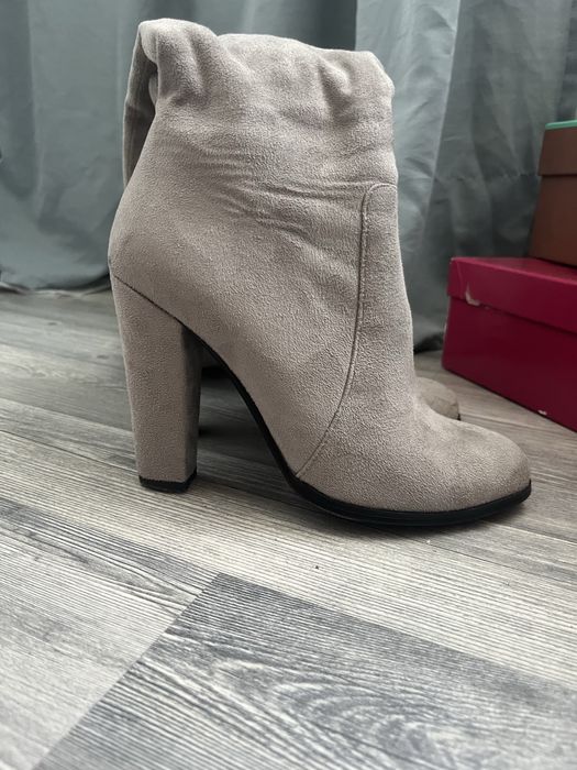 Ботфорты под замшу