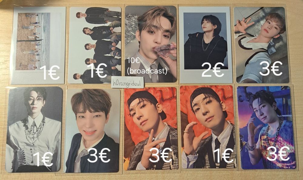 официални kpop картички Txt The boyz Boynextdoor Seventeen