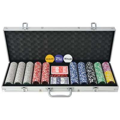 Servieta poke 100.300-500 jetoane trusa poker jetoane set poker