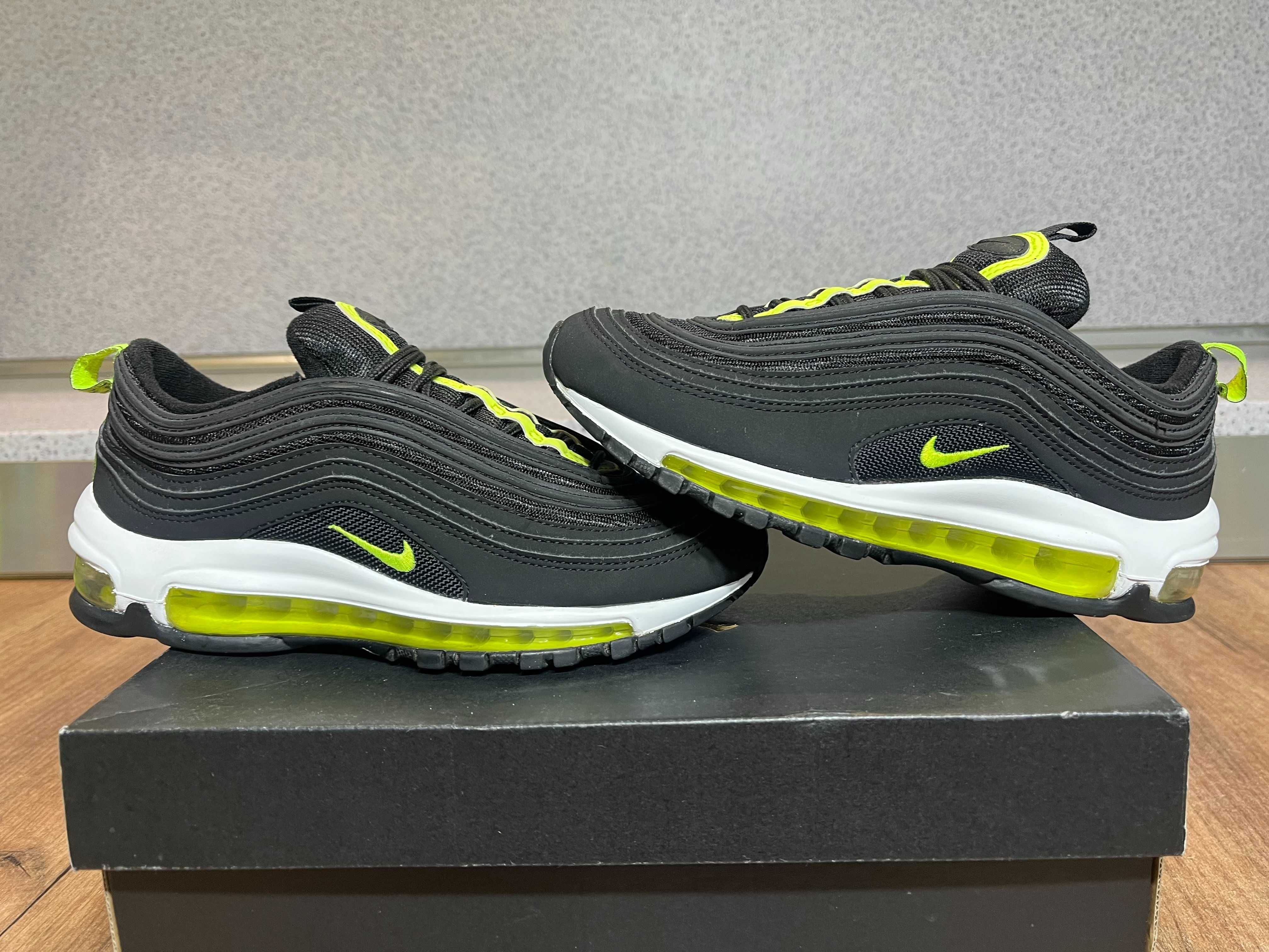 ОРИГИНАЛНИ *** Nike Air Max 97 BG Black Volt White YelloW