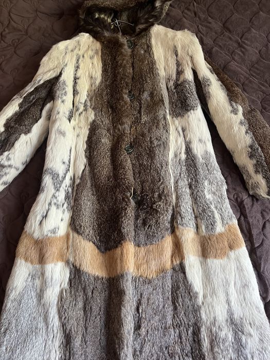 Haina vintage de blana iepure