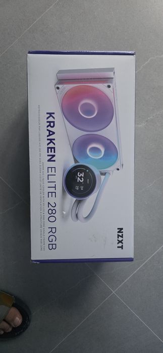 Cooler procesor NZXT Kraken Elite 280 RGB Alb 120 mm RL-KR28E-W1
