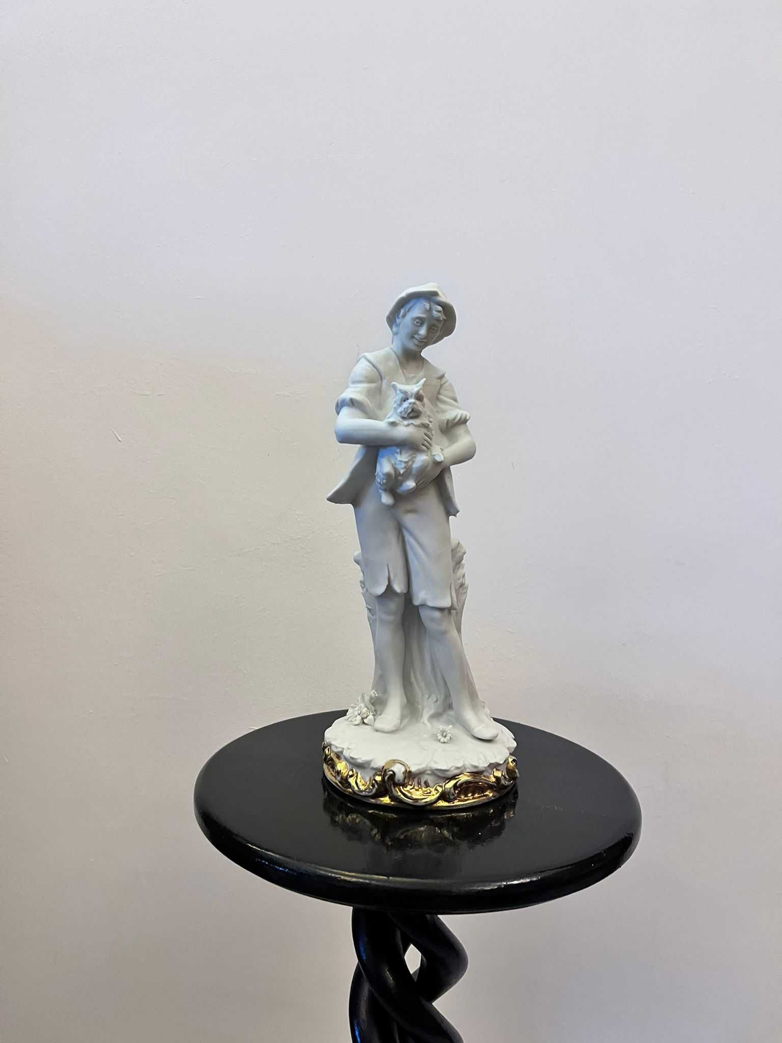 Bibelou bibelouri statueta portelan glazurat Capodimonte B MERLI