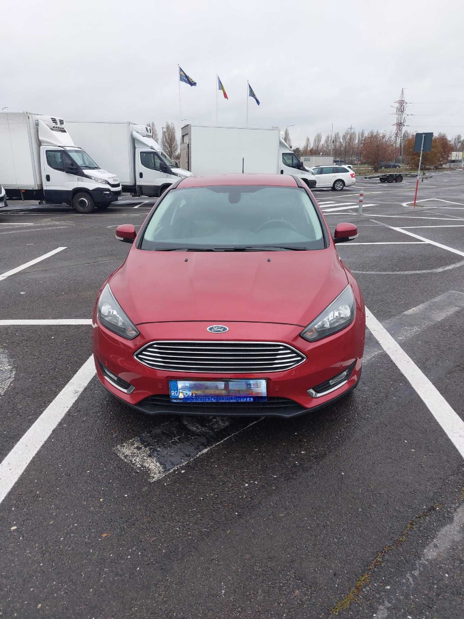 Ford Focus EcoBoost 125Cp, an fabricatie 2018, cu 39500 km parcursi.