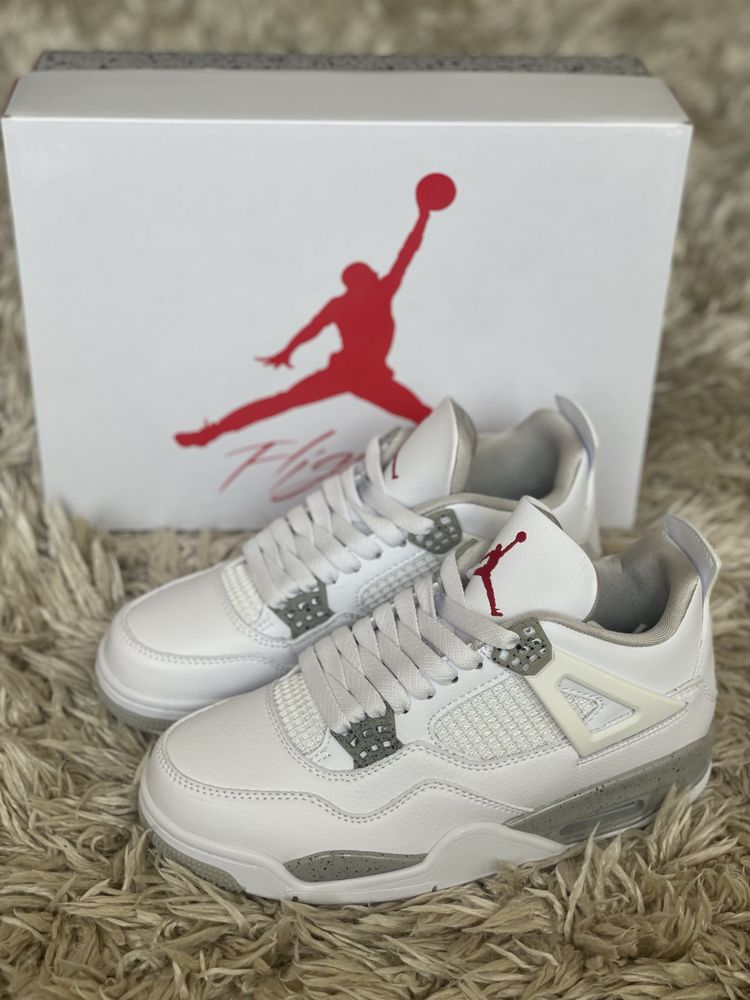 Jordan 4 Retro Oreo White Air Grey
