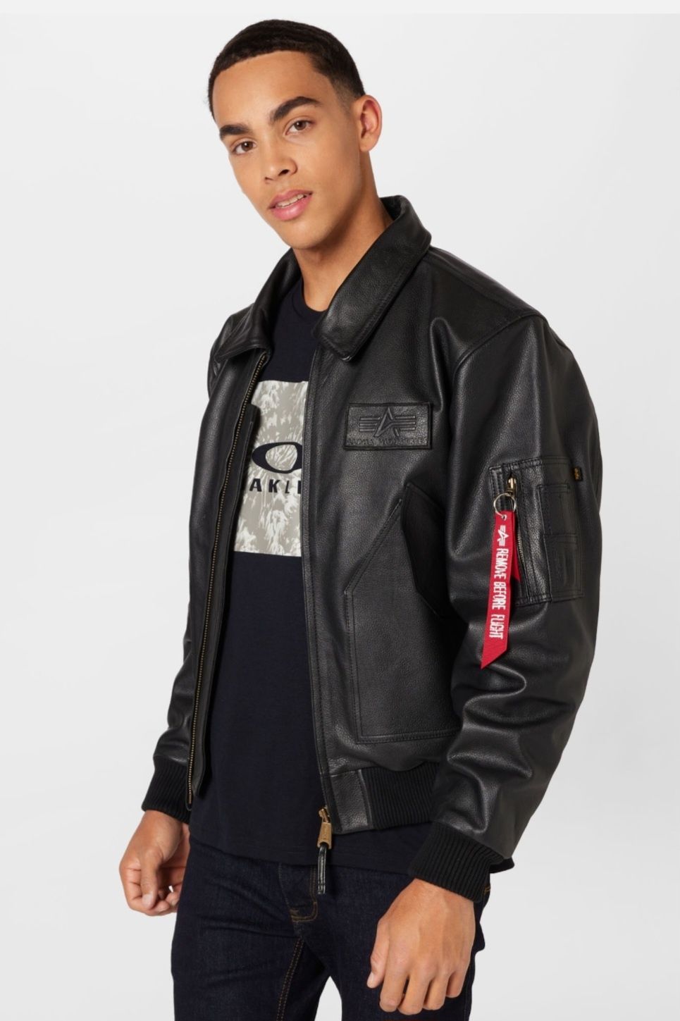 Geaca piele Alpha Industries