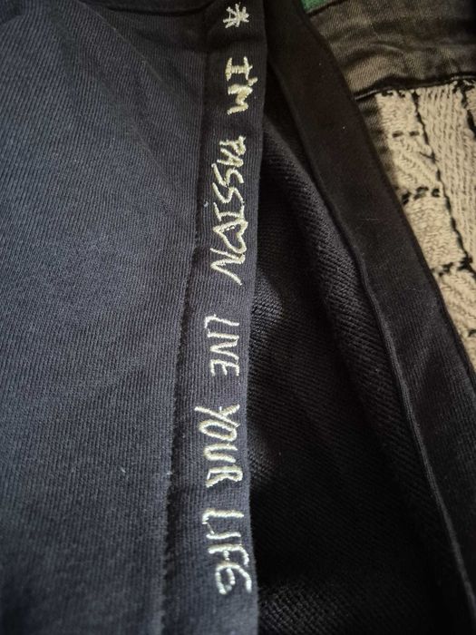 Geaca casual Desigual -blug gri cu hanorac negru