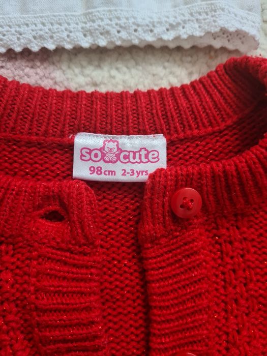 Set rochita din in și bolero 3 ani, 98 cm